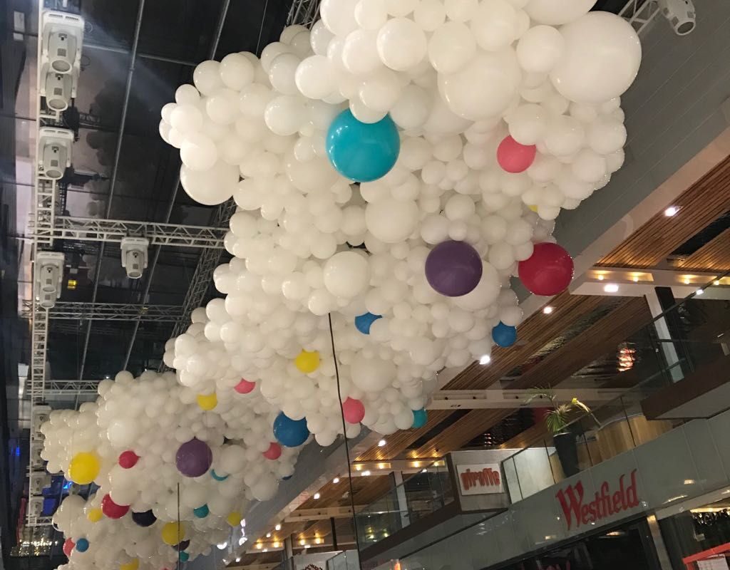 Ceiling Balloon Installation