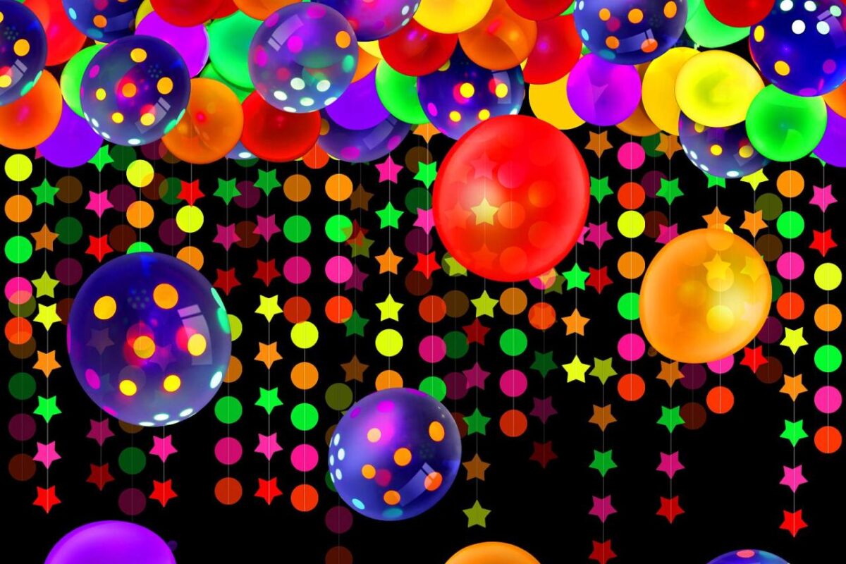 Neon Balloon Glow