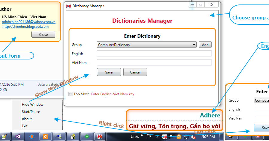 English Balloon Tooltip: Learning english new word easy!