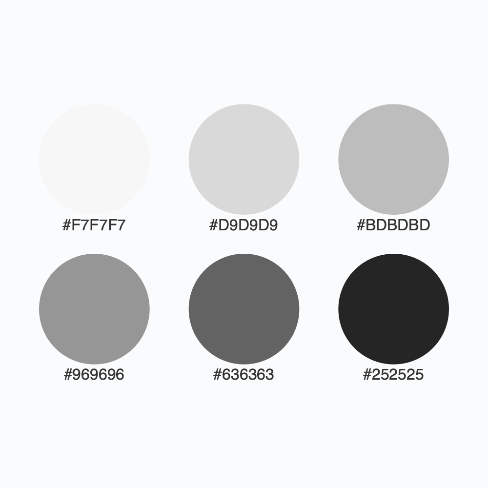Light Grey Palette