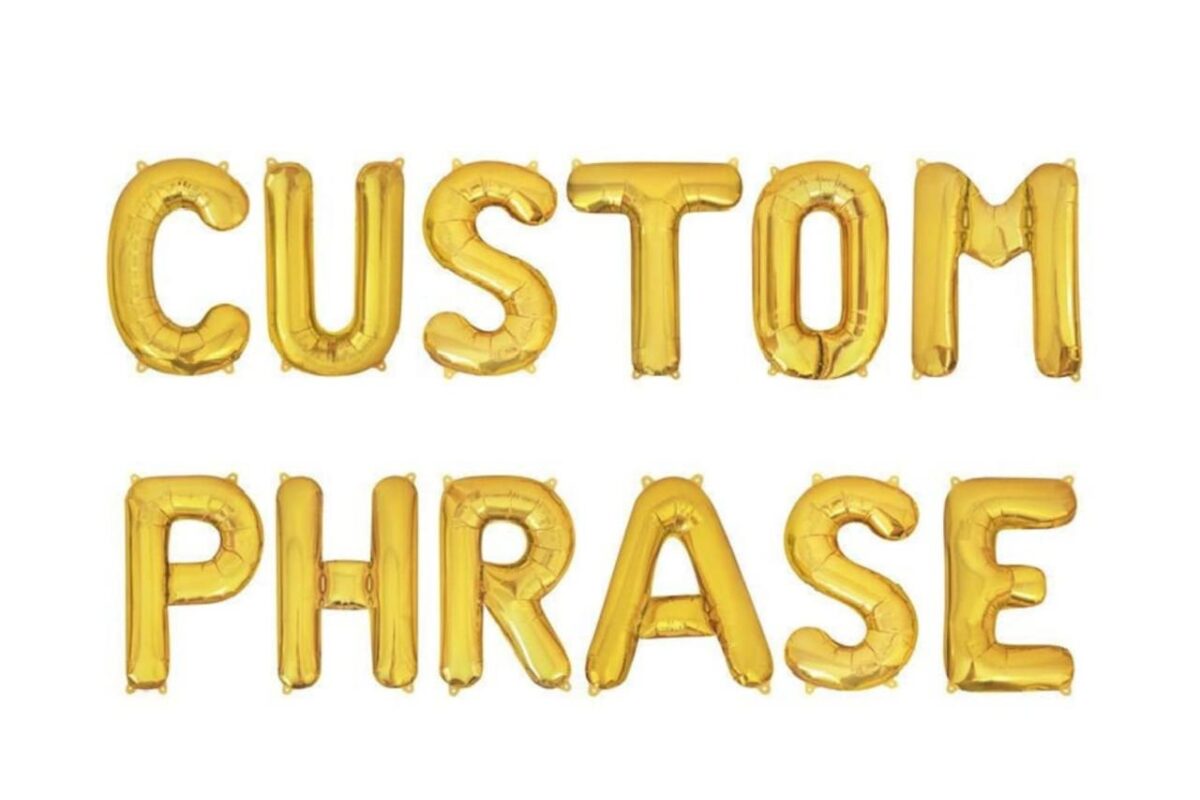 Metallic Balloon Decor